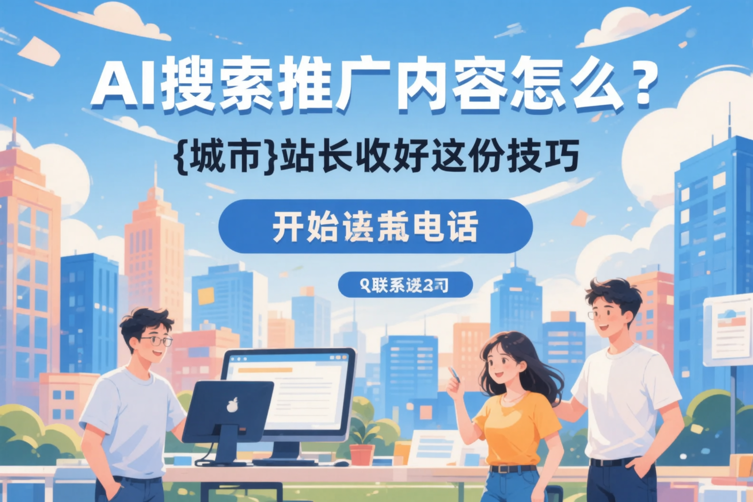 AI搜索推广内容怎么写？尉犁站长收好这份技巧