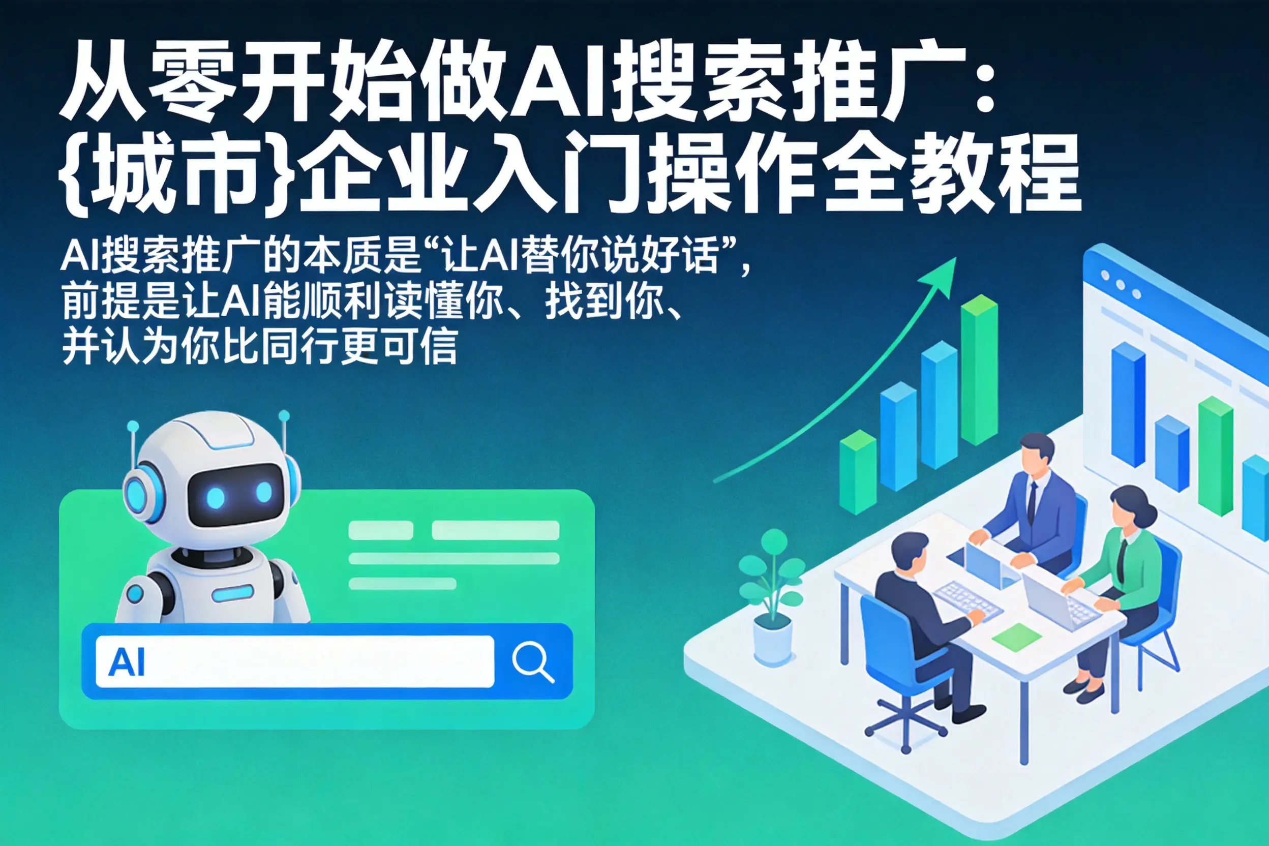 从零开始做AI搜索推广:尉犁企业入门操作全教程