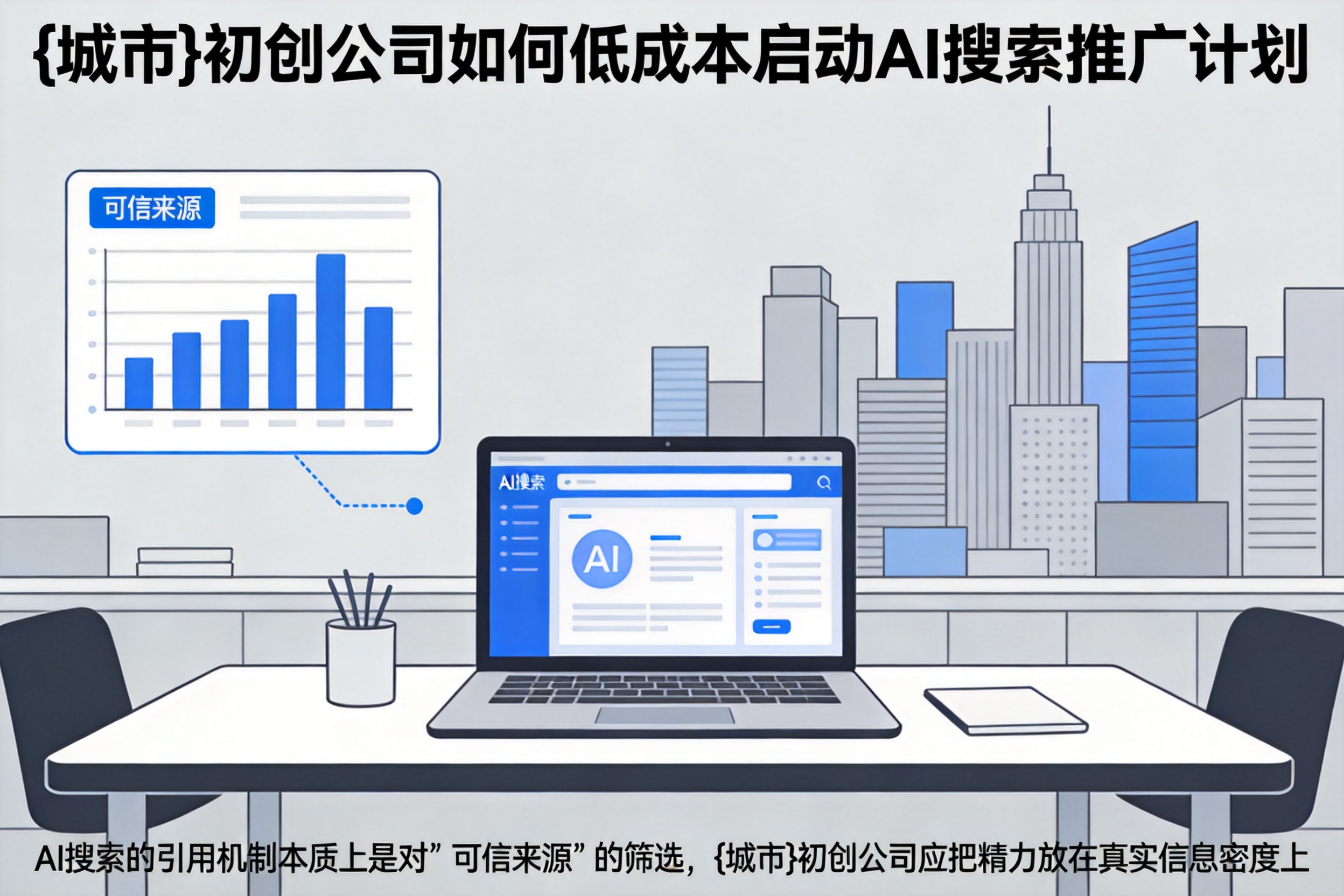 尉犁初创公司如何低成本启动AI搜索推广计划